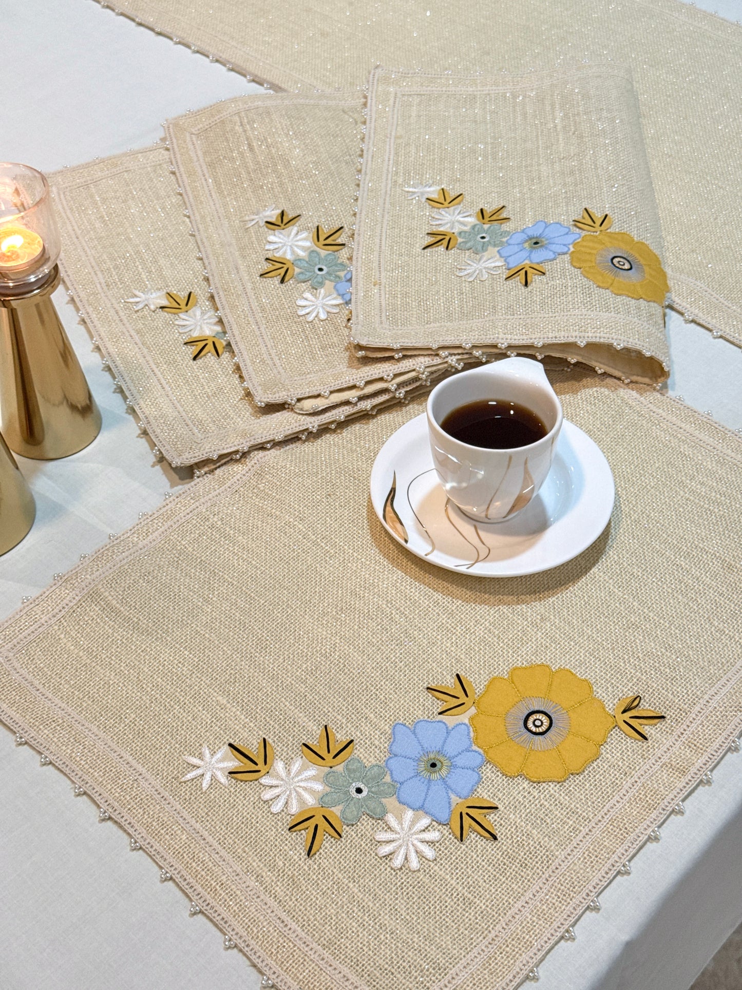 Bloom Story Jute Mat